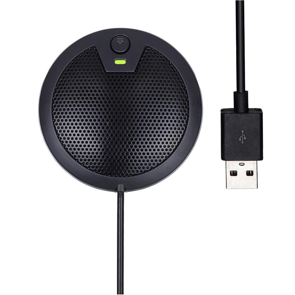 Pro USB Table Microphone For Laptop PC CISCO ZOOM Web Conferencing NetMeeting Game Live Desktop Mic Mike with Bag - MiCWL Audio Inc