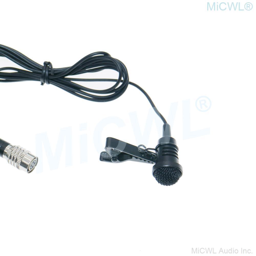 Hight Quality Cardioid Microphone For Audio-Technica Wireless BeltPack Lavalier Lapel Mics Hirose 4Pin Plug - MiCWL Audio Inc