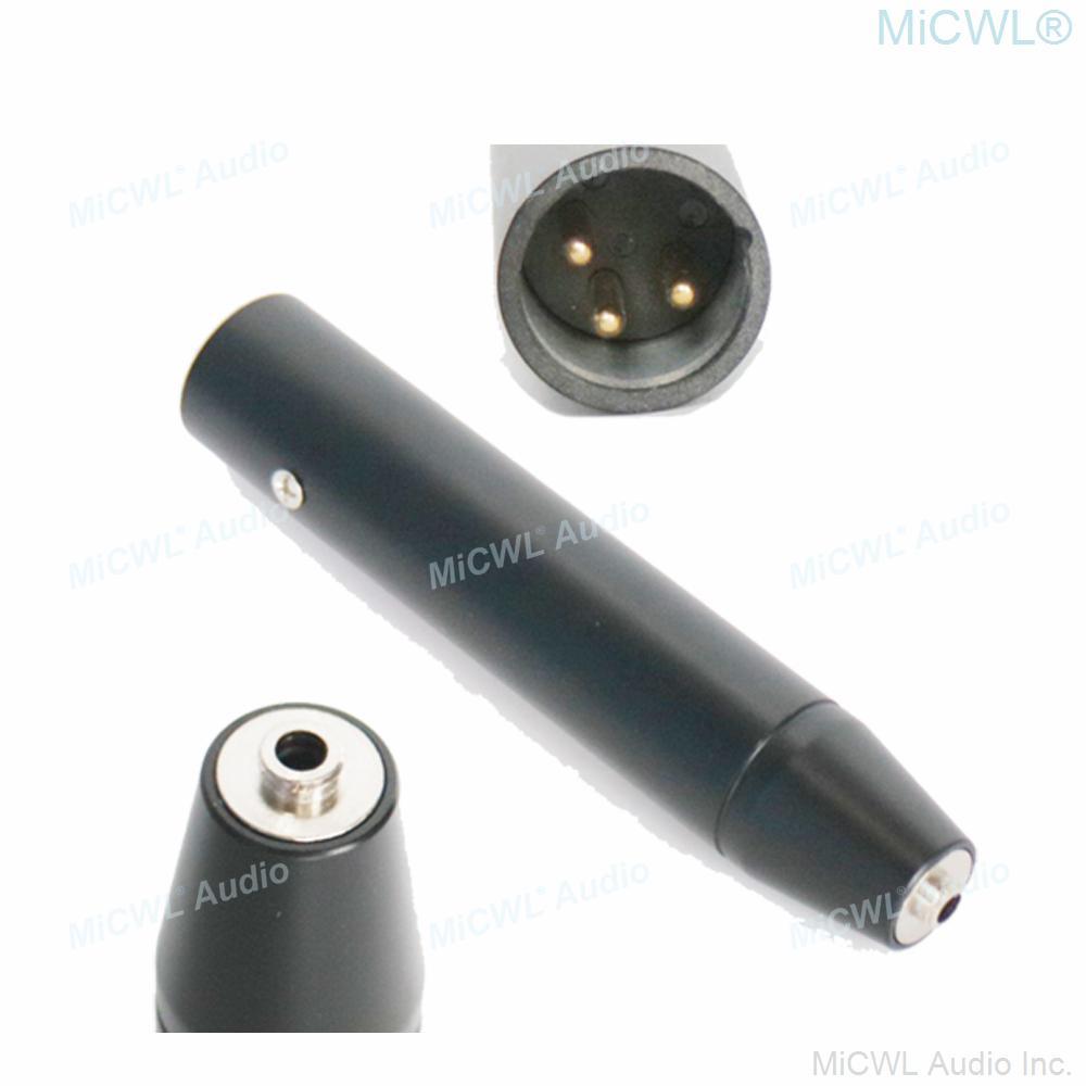 MiCWL R8 Phantom Power XLR Lavalier Microphones 10m Wire Lapel Mic For Sennheiser ew Wireless BeltPack 3.5mm to 3Pin Adapter - MiCWL Audio Inc