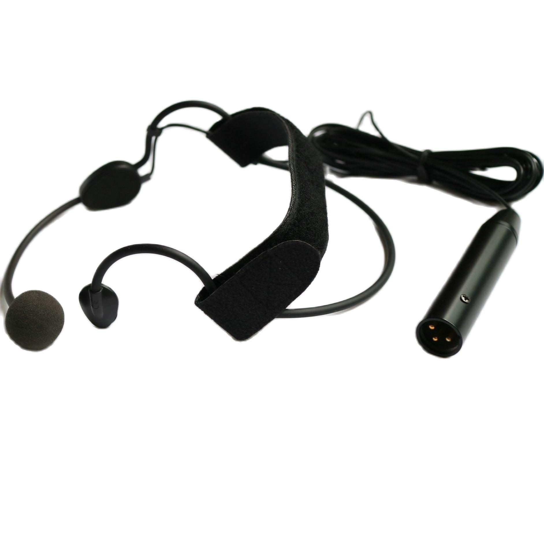 Professional ME3-XLR Headset Condenser Microphone XLR 3Pin Phantom Power 48V For DJ Mixer Sound Console 5m cable - MiCWL Audio Inc