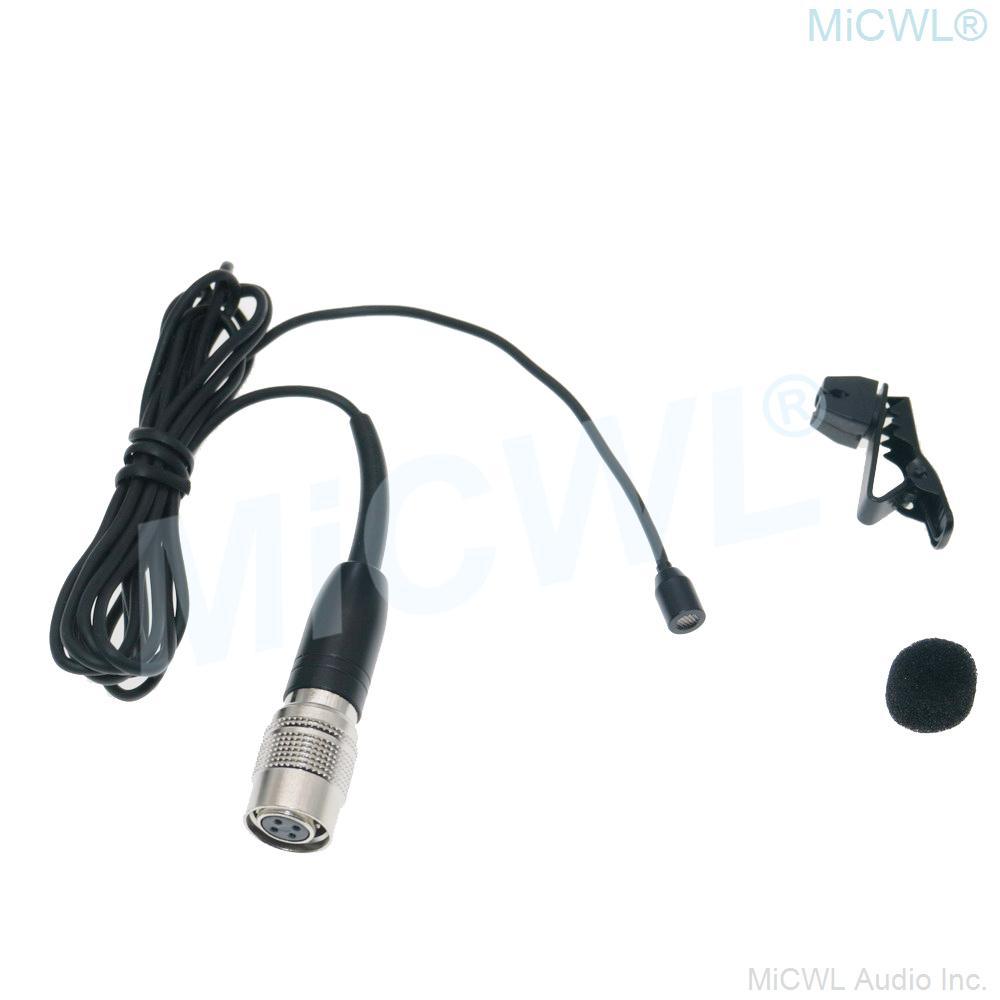 Micro Lavalier Lapel Tie Clip Recording Sing Top Quality Microphone For Sennheiser MiPro Shure TA4F 3Pin Audio-Technica 3.5m - MiCWL Audio Inc