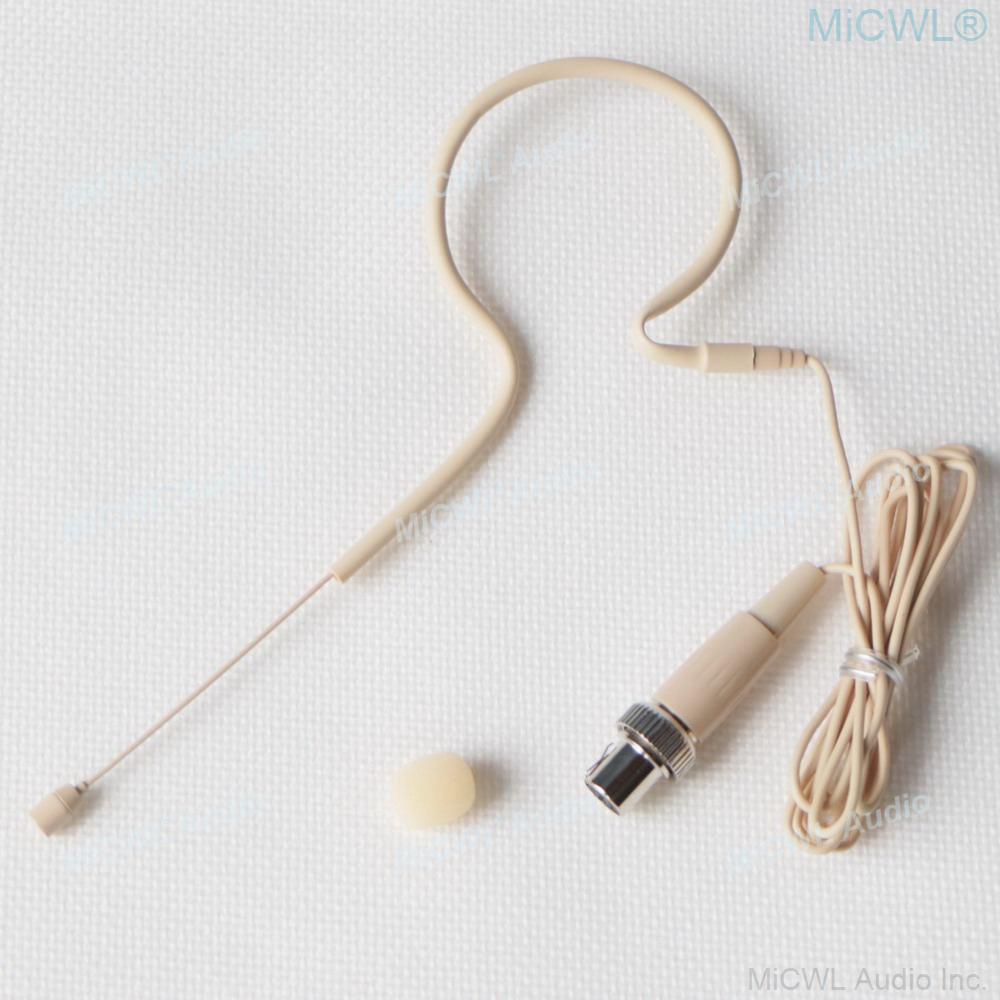 Skin Earset Headset Head Microphone For Sennheiser 3.5mm Shure TA4F AKG 3Pin Wireless Sing Speech Karaoke For Children Adults - MiCWL Audio Inc