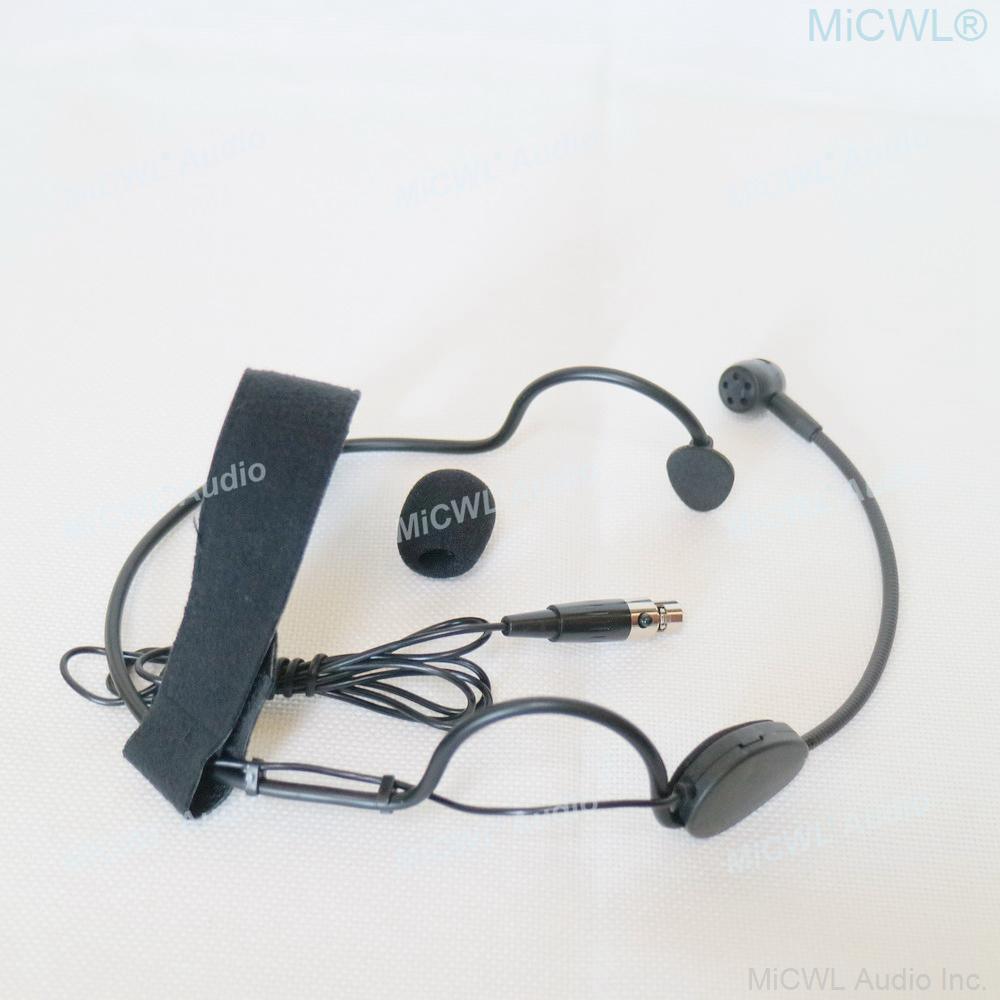 MiCWL Audio M3 HeadSet Microphone For Shure ULX SLX PGX 4Pin Sennheiser G2 G3 G4 AKG 3Pin Wireless Head Wear Cardioid Microfone - MiCWL Audio Inc