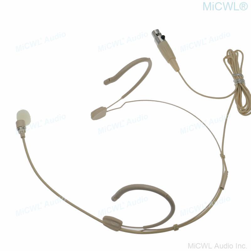 MiCWL M20 New Updated Version Cardioid Headset Microphone For Shure Wireless BeltPack Transmitter XLR 4Pin Mini Connector - MiCWL Audio Inc