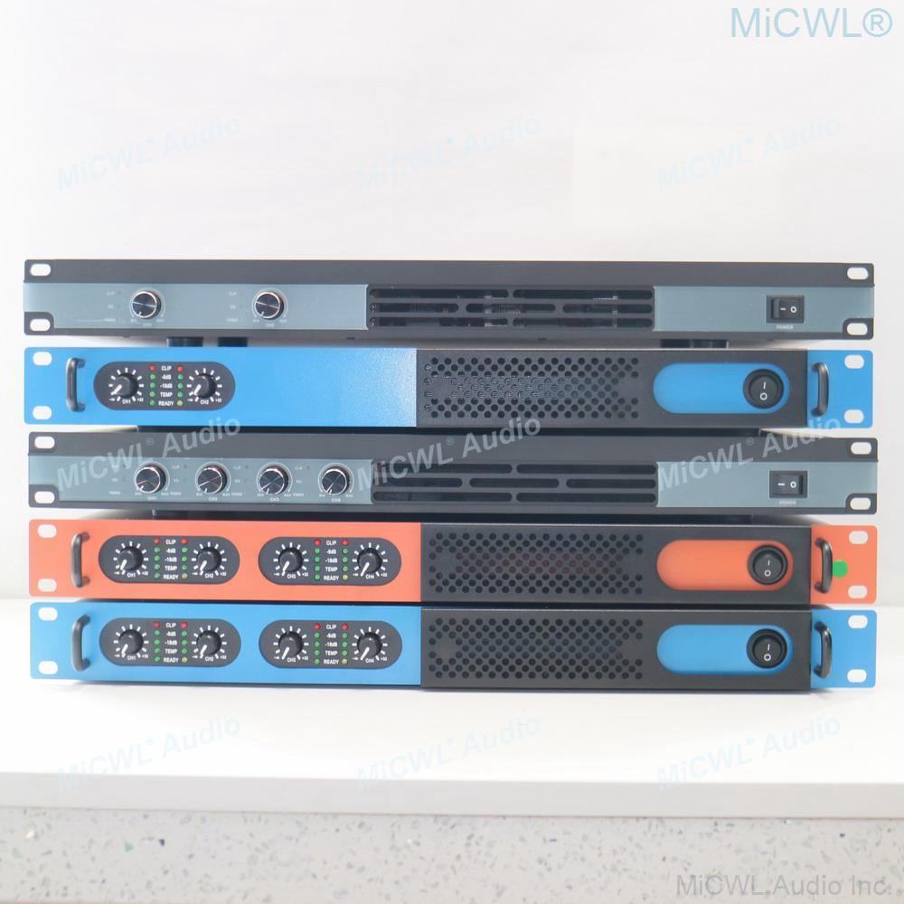 Professional Dual Channel 6000W Peak Digital Power Amplifier Home DJ Karaoke Outdoors Stage 2600 Watt 2x650W Drive Speaker AMP - MiCWL Audio Inc