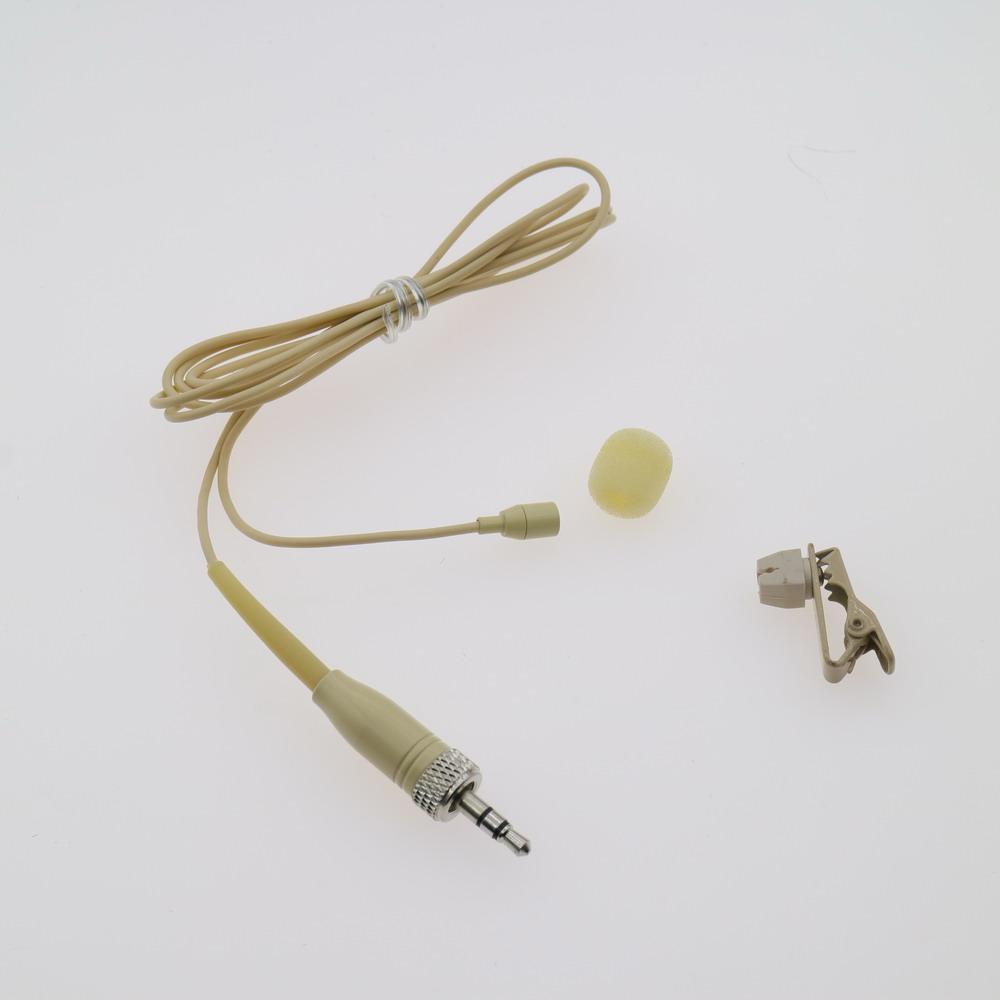 EW300-Sennheiser Mini Clip-On Lavalier Microphone For Sennheiser sk100 ew100 300 500 G2 G3 G4 G5 Wireless BodyPack 3.5mm Lock - MiCWL Audio Inc