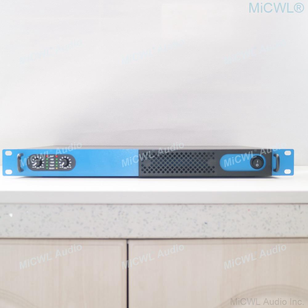 MiCWL 6000W Peak Dual Channel Stage DJ Karaoke Digital Power Amplifier Blue AMP Standard Rack 19" - MiCWL Audio Inc