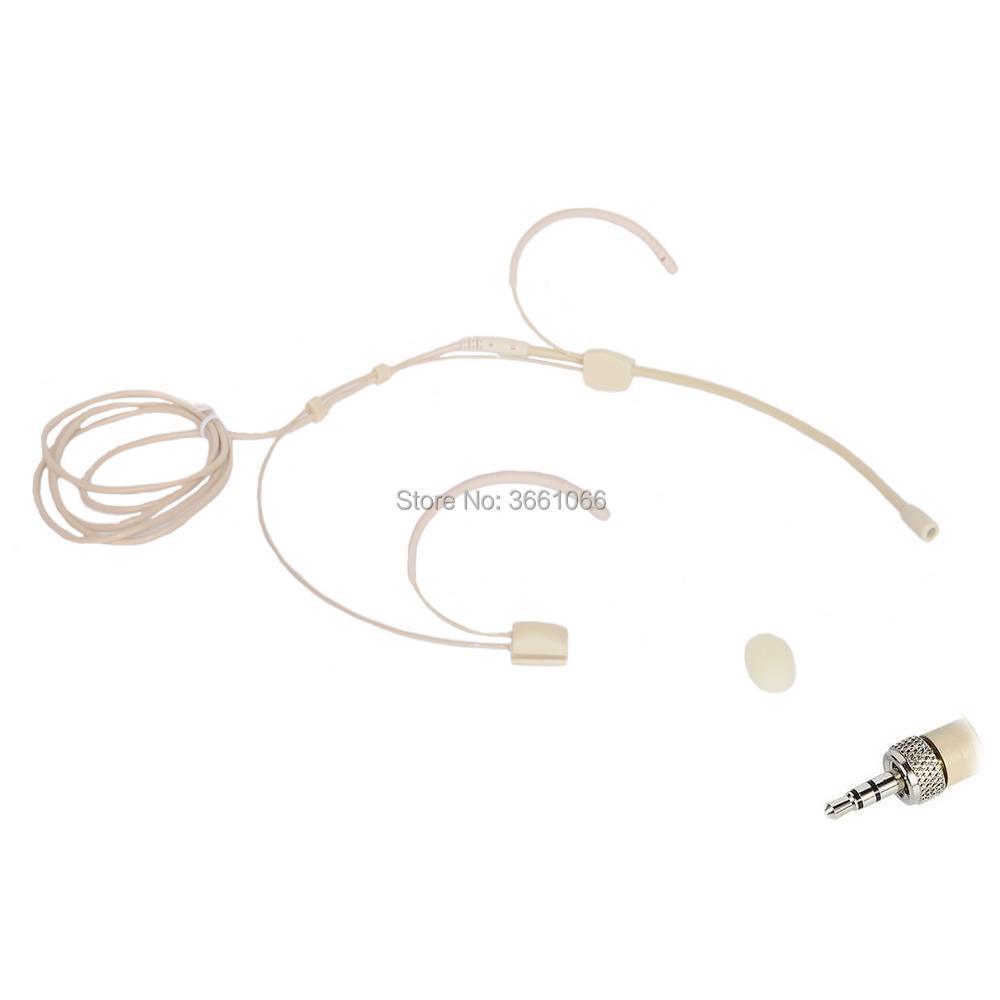 Omidirectional Headset Microphone Condenser Headworn Conference Microphone 3.5mm Lock Connector For Sennheiser AudioMicwl SH-001 - MiCWL Audio Inc