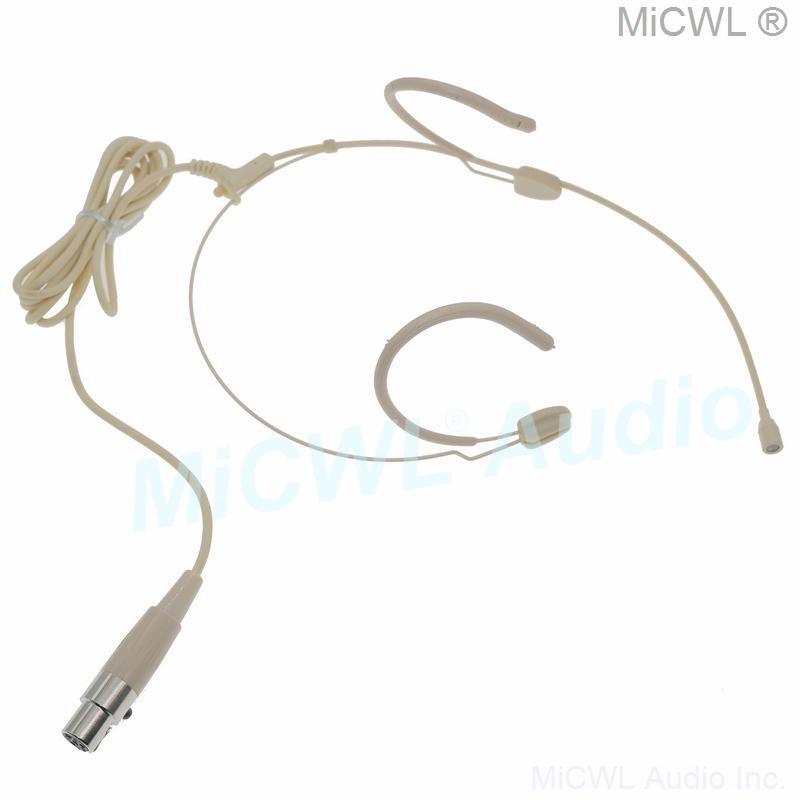 MiCWL C800 Headset Pro Microphone For AKG Samson Gemini Wireless BeltPack Mini XLR 3Pin TA3F Omnidirectional Mic - MiCWL Audio Inc