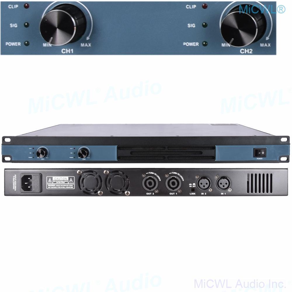 Digital Power amplifier 5200W 4 Channel Stage Audio Speaker AMP Amplifier 2 Channel 2600 watt - MiCWL Audio Inc