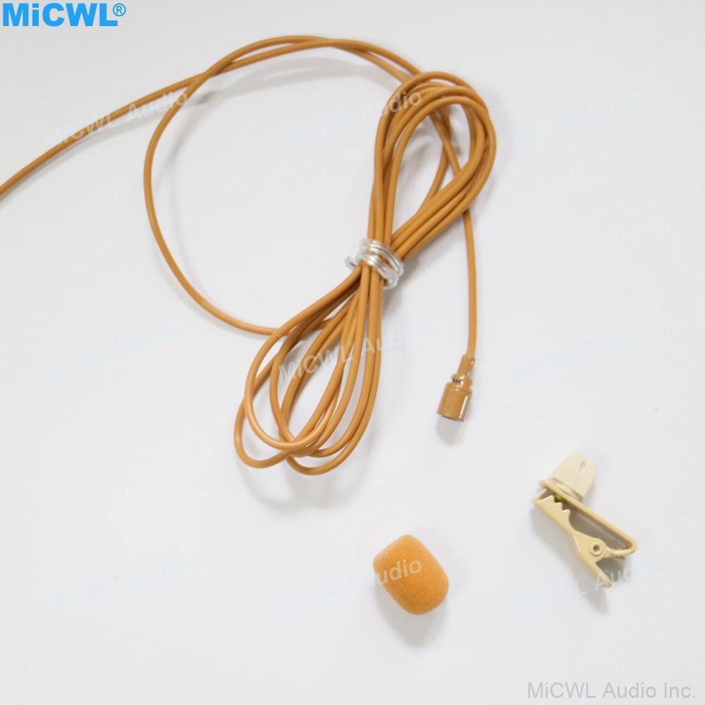 Skin Brown Color Tie Clip Perfect Replacement For The Original Sennheiser Lavalier Microphone G1 G2 G3 G4 Wireless - MiCWL Audio Inc