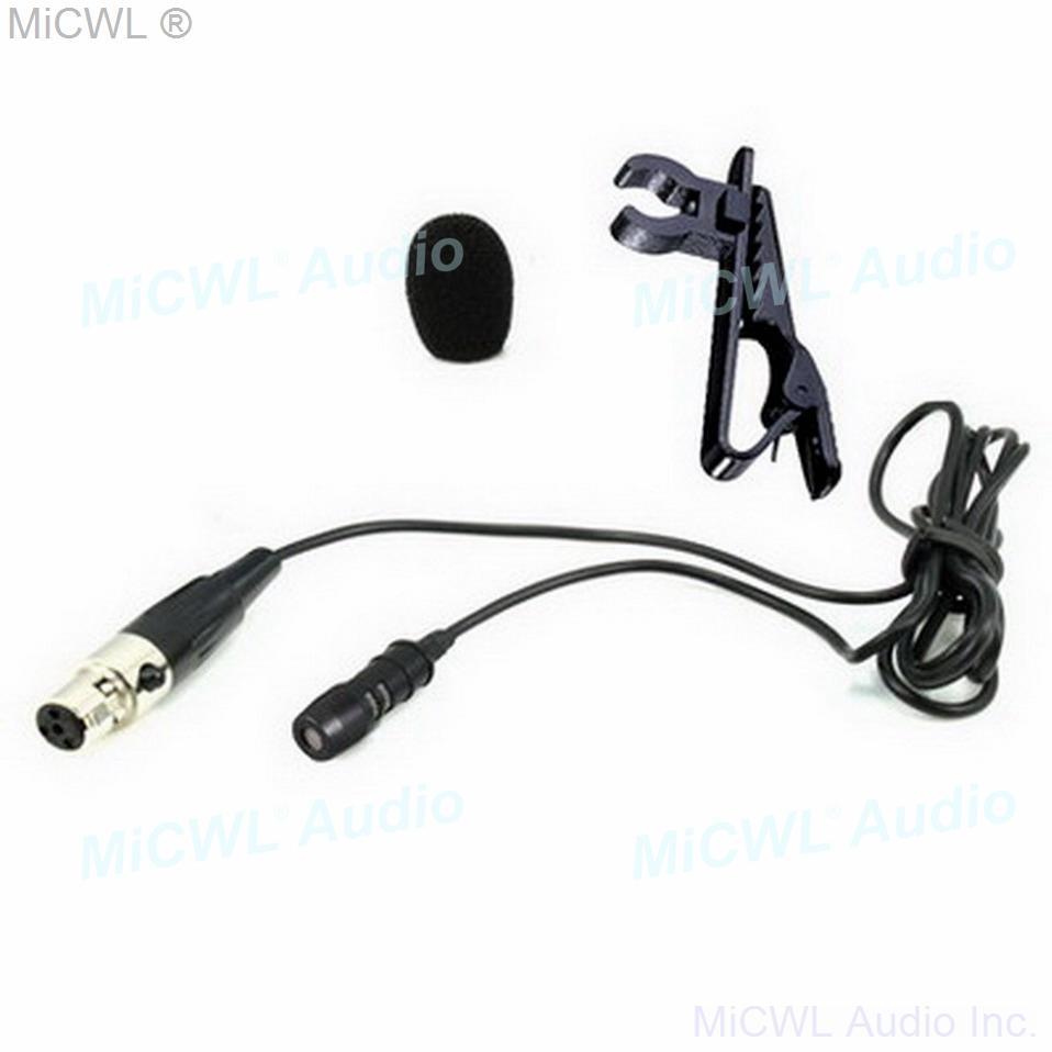 First-rate New Version Cardioid Clip-On Lavalier Microphone For Shure Lapel Wireless BeltPack XLR 4Pin Mini Plug MiCWL M17 - MiCWL Audio Inc