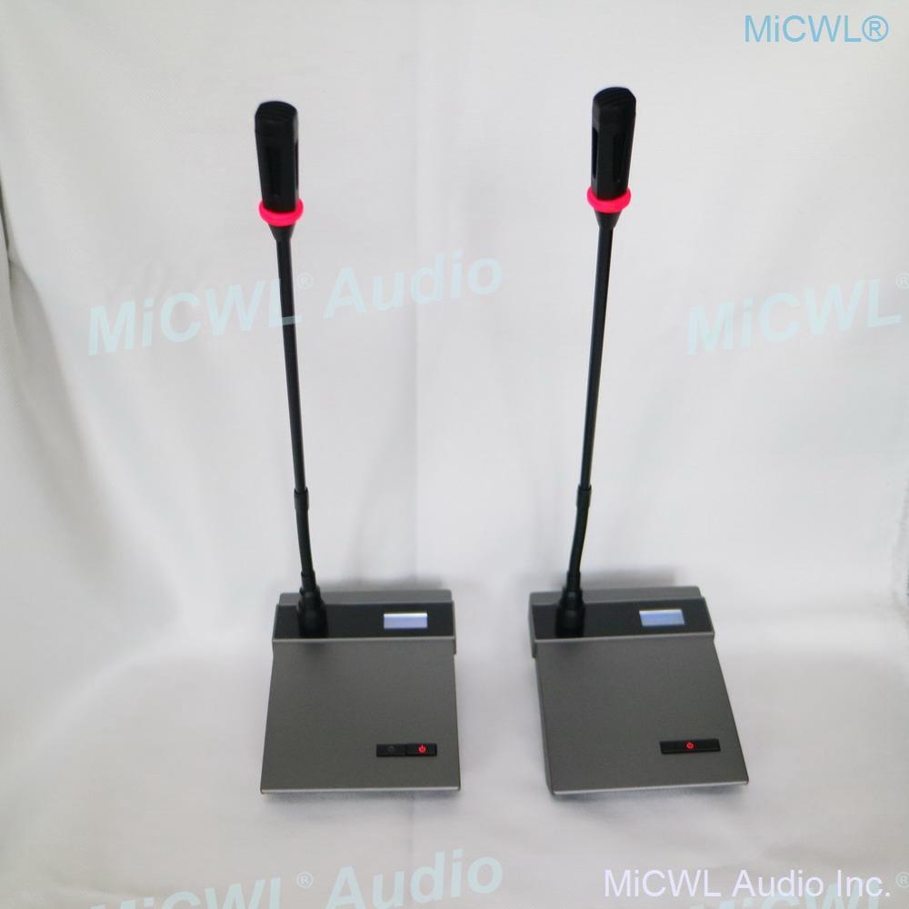 MXWNCS8 Digital Conferencing Meetings Solutions Microphone System Desktop Gooseneck President Delegate Mics MiCWL A10M-A117 - MiCWL Audio Inc