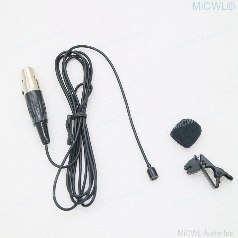 Micro Lavalier Lapel Tie Clip Recording Sing Top Quality Microphone For Sennheiser MiPro Shure TA4F 3Pin Audio-Technica 3.5m - MiCWL Audio Inc