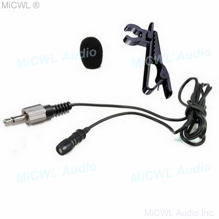 Omni Tie Clip-On Lavalier Microphone For Sennheiser G2 G3 G4 Wireless Standard 3.5mm Jack PC Laptop Camera New Version Mic - MiCWL Audio Inc