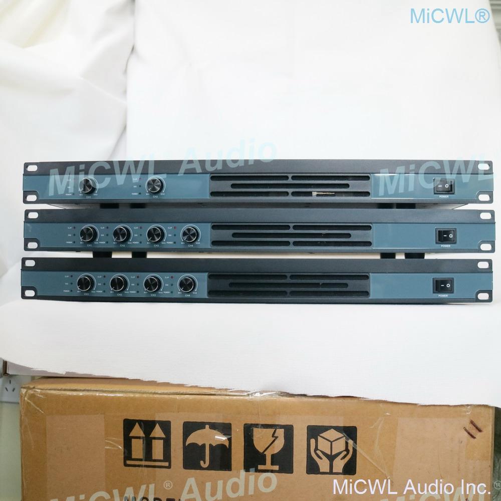 MiCWL Audio 5200W Digital Power Amplifier 4 Channel Karaoke Stage Audio Microphones Speaker AMP 4 x 650W Amplifier 6400 Watt - MiCWL Audio Inc