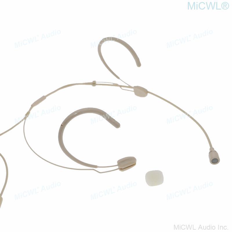 MiCWL M20 New Updated Version Cardioid Headset Microphone For Shure Wireless BeltPack Transmitter XLR 4Pin Mini Connector - MiCWL Audio Inc