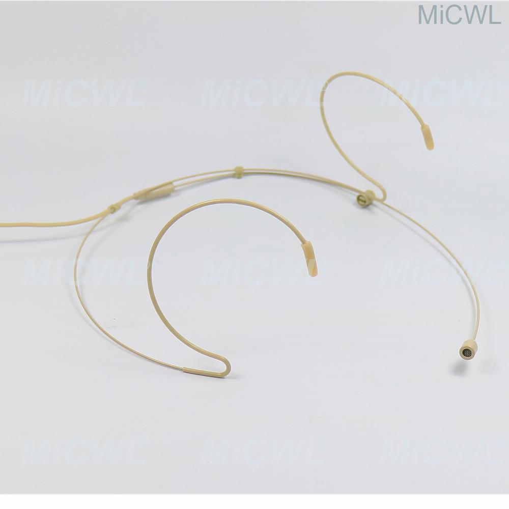 Pro Headset HeadMic Wireless Microphone For AKG Samson BodyPack Transmitter TA3F mini 3Pin XLR Omnidirectional Mic Black Color - MiCWL Audio Inc