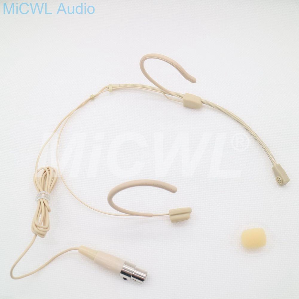 New Omni-directional Headset Microphone TA3F 3 pin Headworn Microphone For AKG Samson Wireless System Bodypack Transmitter - MiCWL Audio Inc