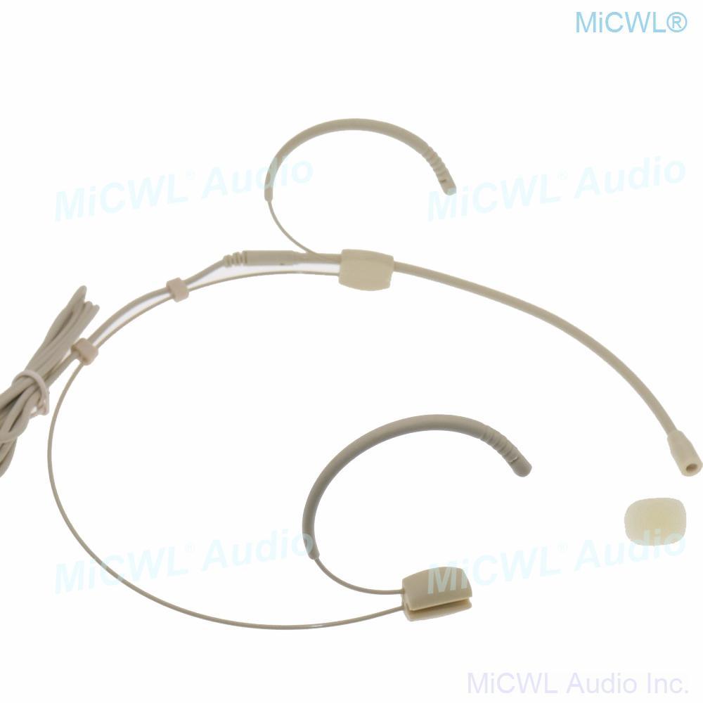 Brand New Omni Head Hook Headset Microphone For MiPro Wireless XLR 4Pin Mini Lock MiCWL A62 Free Shipping - MiCWL Audio Inc