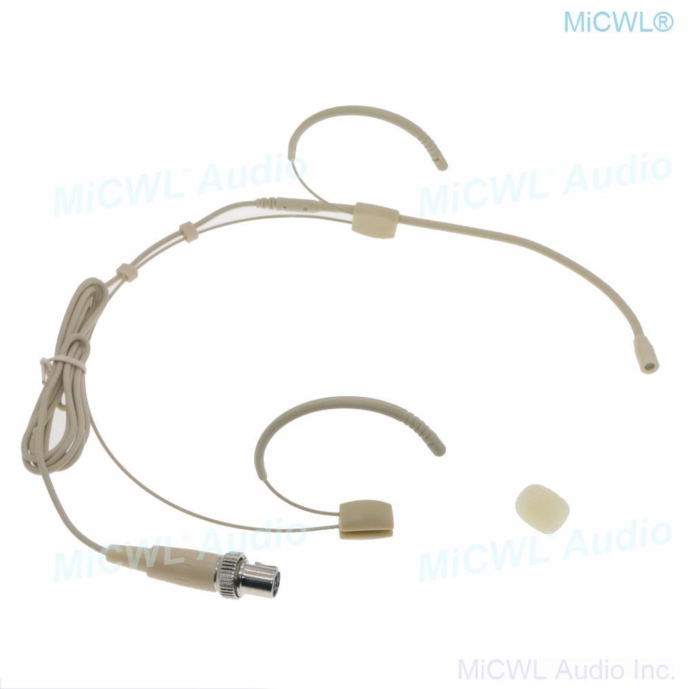Brand New Omni Head Hook Headset Microphone For MiPro Wireless XLR 4Pin Mini Lock MiCWL A62 Free Shipping - MiCWL Audio Inc