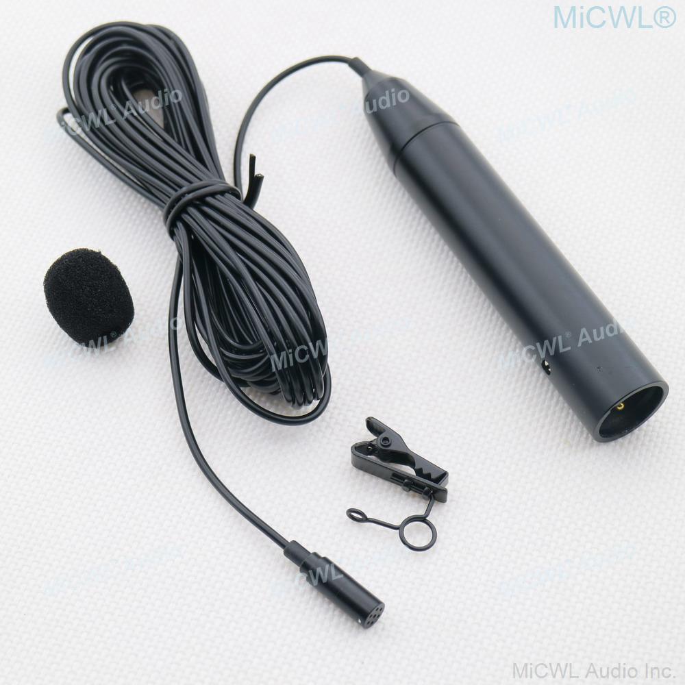 MiCWL Audio Professional XLR Canon 48V Phantom Power Microphone 3Pin with Clip For Mixer ZOOM Recorder - MiCWL Audio Inc
