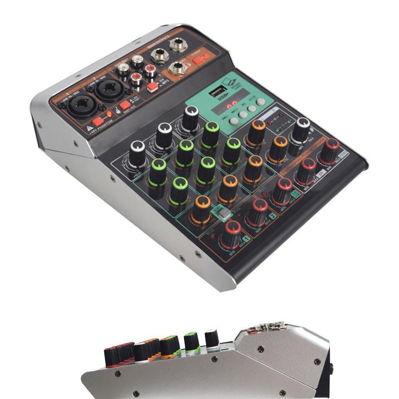 Original Mini 4 Channel Mixing Console For Live Recording Bluetooth USB 48V MiCWL AF4 - MiCWL Audio Inc