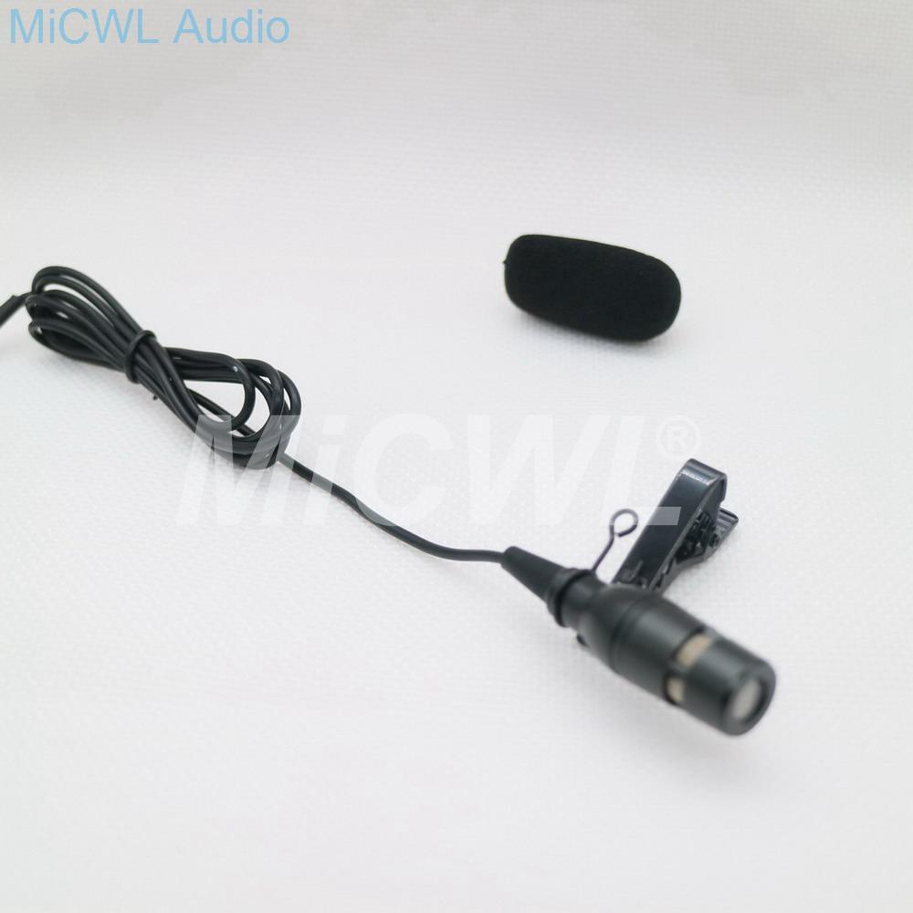 Uni-directional Lavalier Lapel Microphone Collar Clip Tie Condenser Conference Microphon For Sennheiser Shure AKG Audio Technica - MiCWL Audio Inc