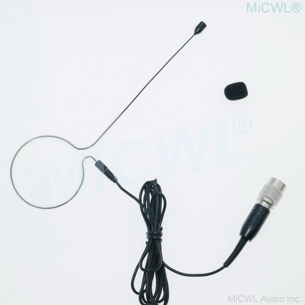 Professional Cardioid Lavalier Headset Microphone for Audio-Technica Wireless BodyPack System Omnidirectional HeadMic MiCWL - MiCWL Audio Inc