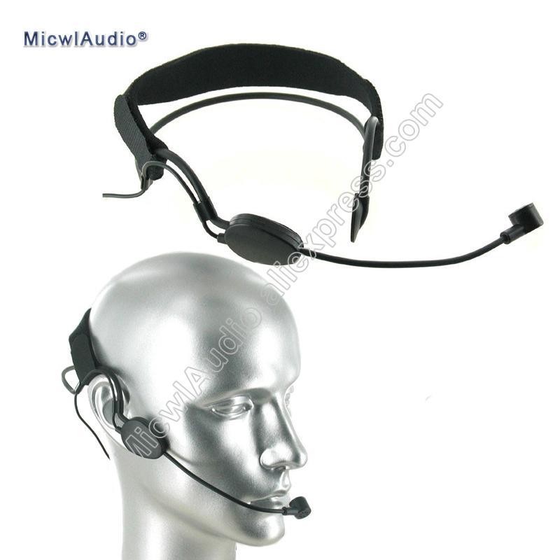 Headworn Condenser ME3 Microphone Headset For AKG Shure Senheiser and Audio Technical Wireless MicwlAudio 005 Black - MiCWL Audio Inc