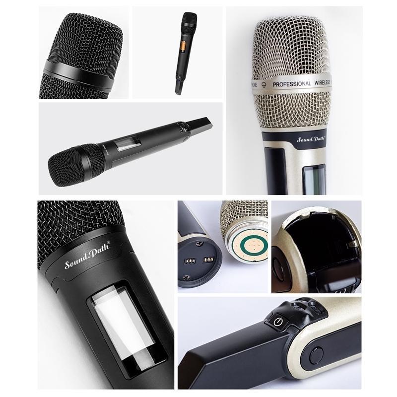 MiCWL SKM6000 EM6000 Digital Wireless DJ Karaoke Sing Stage Microphone System Limited edition Half 19" Receiver Rack Fixed - MiCWL Audio Inc