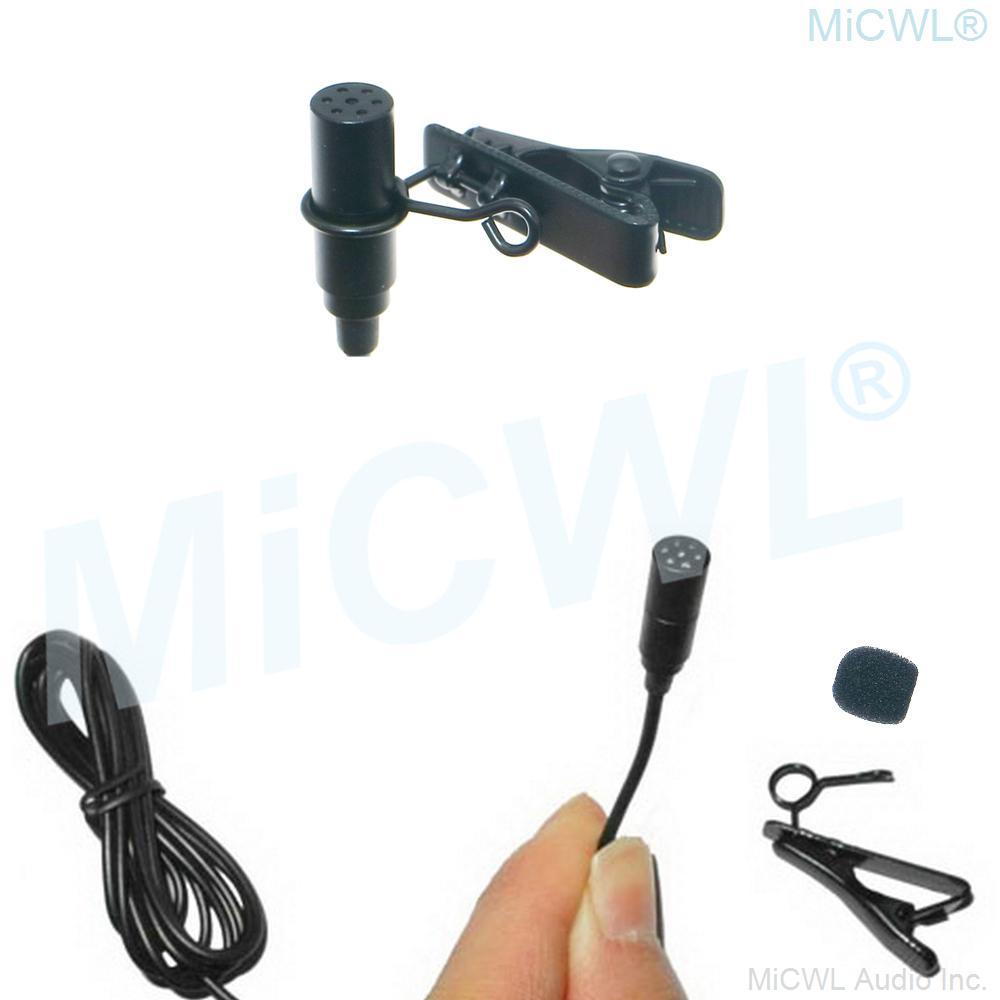 New Lavalier Lapel MK2 Microphone For Sennheiser G2 G3 G4 Wireless BeltPack Transmitter with Tie Clips - MiCWL Audio Inc