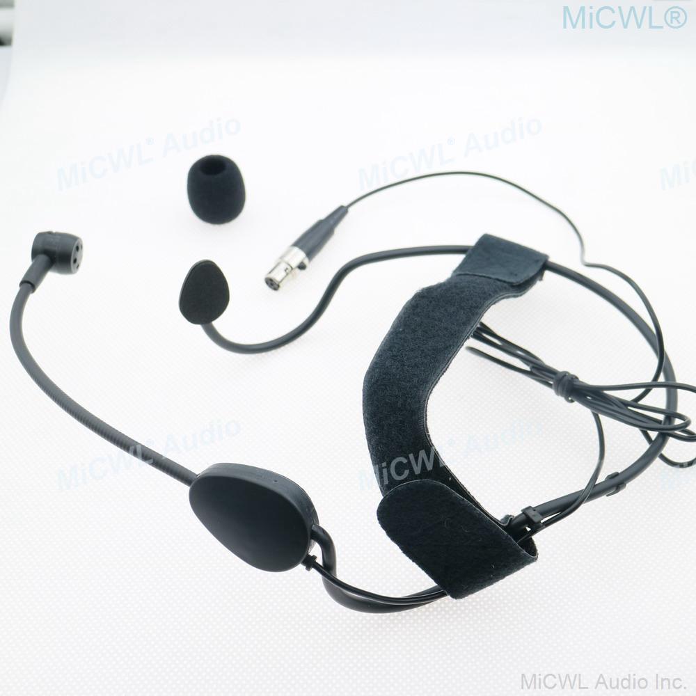 Pro Wireless Headset Condenser Microphone For Shure BeltPack Transmitter mini TA4F Cardioid Head Wear Mics - MiCWL Audio Inc