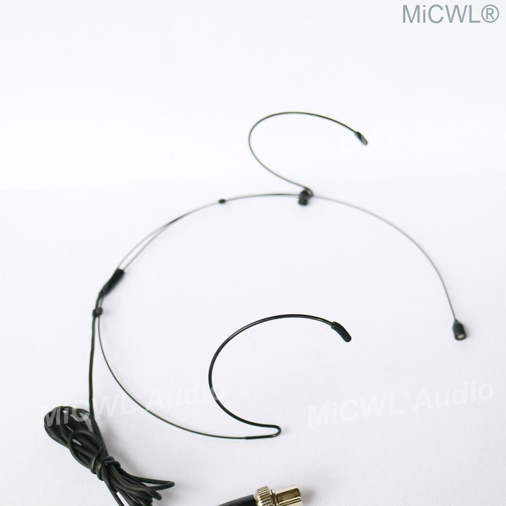 Professional Omnidirectional Headset Microphone For MiPRO Music Wireless Mics System mini 4Pin Lock - MiCWL Audio Inc
