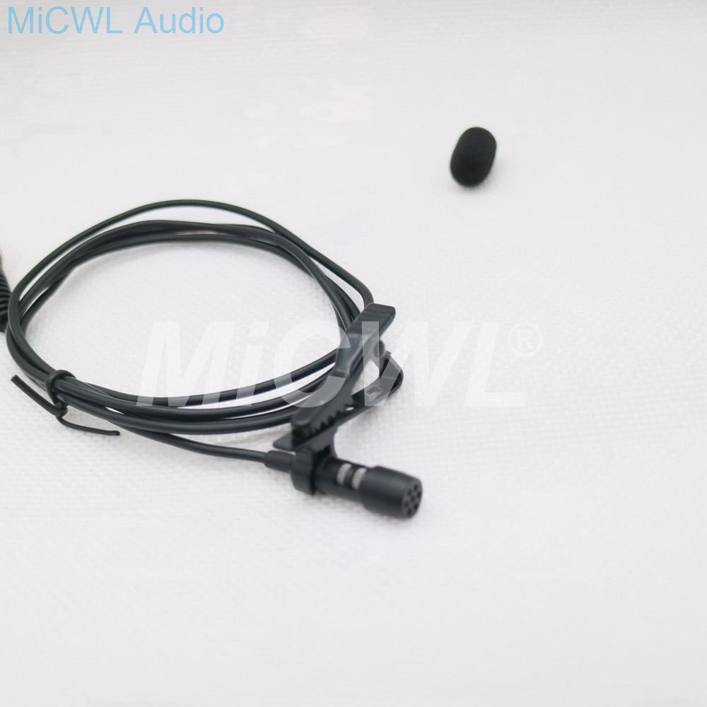 Omni-directional Lavalier Lapel Microphone Collar Clip Tie Condenser Conference For Sennheiser Shure AKG Audio Technica - MiCWL Audio Inc