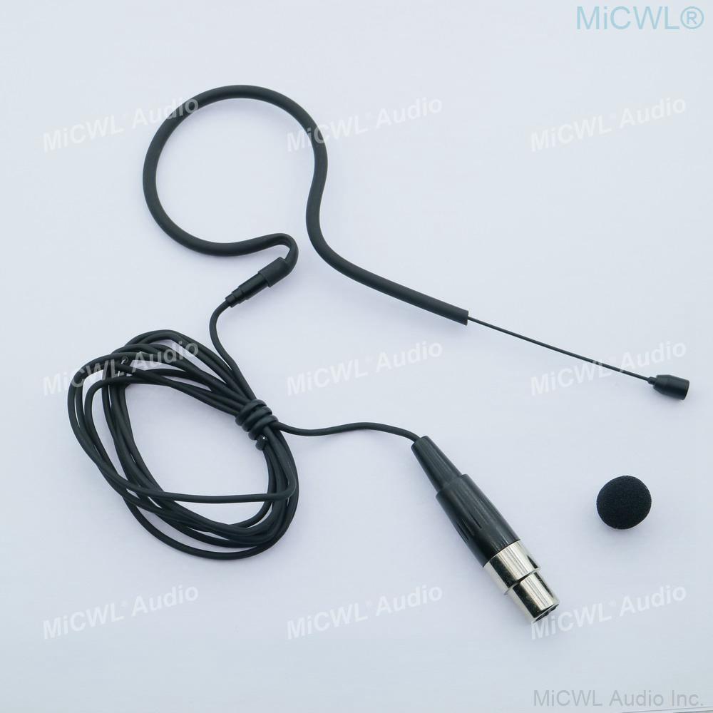 MiCWL Audio earset Headset Microphone for Sennheiser G3 G4 Shure ULX UR Audio-Technica ATW AKG MiPro ACT 3.5mm Black - MiCWL Audio Inc