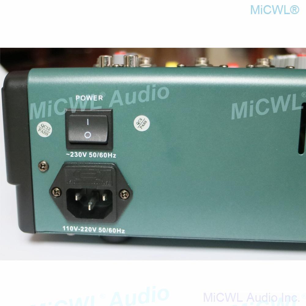 MiCWL 16 Channel Audio Mixer Record Mixing Console USB DSP Effect Professional USB 48V Stereo EQ - MiCWL Audio Inc