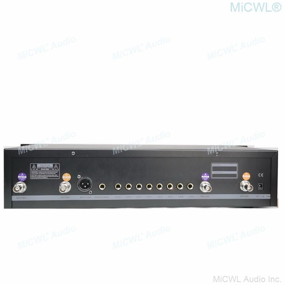 MiX800 Mute Button Digital Wireless 8 Table Gooseneck Microphone Discussion Conference System Company Government Meeting Room - MiCWL Audio Inc