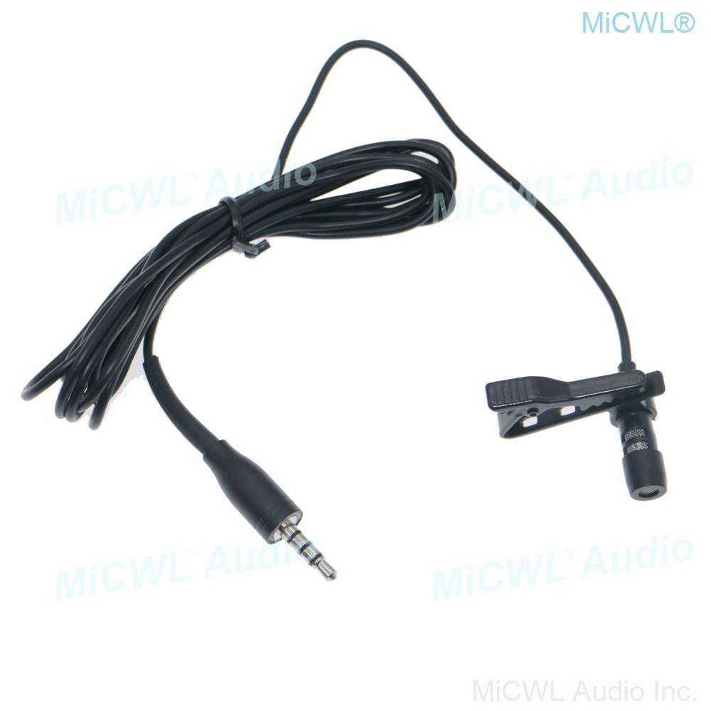 Cardioid Clip-On Lavalier Microphone Lapel Wireless Standard 3.5mm TRRS Stereo for Mobile Phone - MiCWL Audio Inc