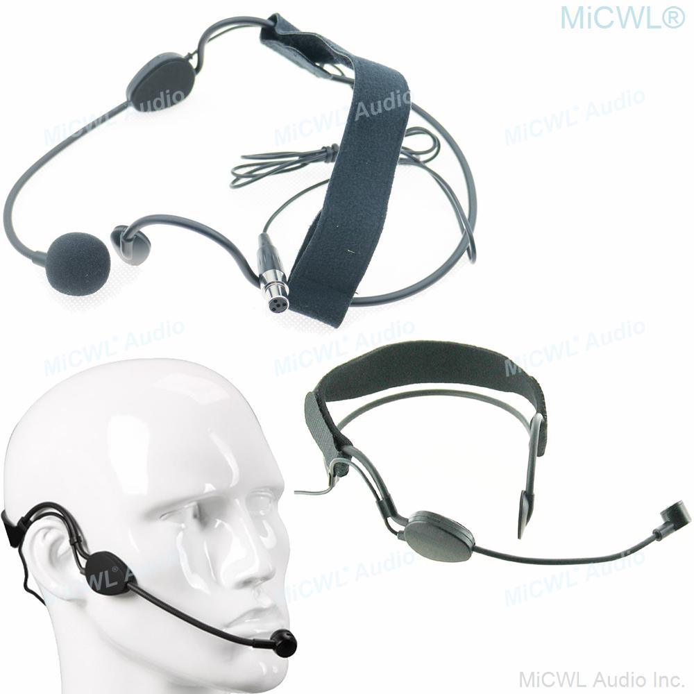 Pro Wireless Headset Condenser Microphone For Shure BeltPack Transmitter mini TA4F Cardioid Head Wear Mics - MiCWL Audio Inc
