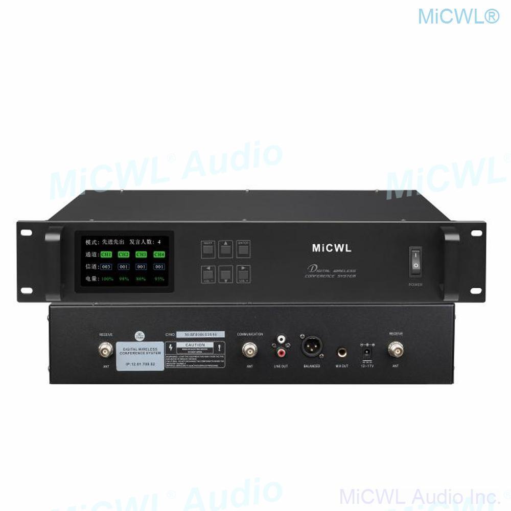 ADN Digital Wireless Manager Conference Microphone Discussing System Desktop Gooseneck President Delegate Mics MiCWL A10M-A103 - MiCWL Audio Inc