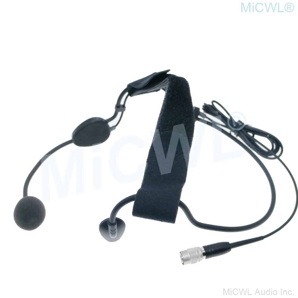 Professional Cardioid Lavalier Headset Microphone for Audio-Technica Wireless BodyPack System Omnidirectional HeadMic MiCWL - MiCWL Audio Inc