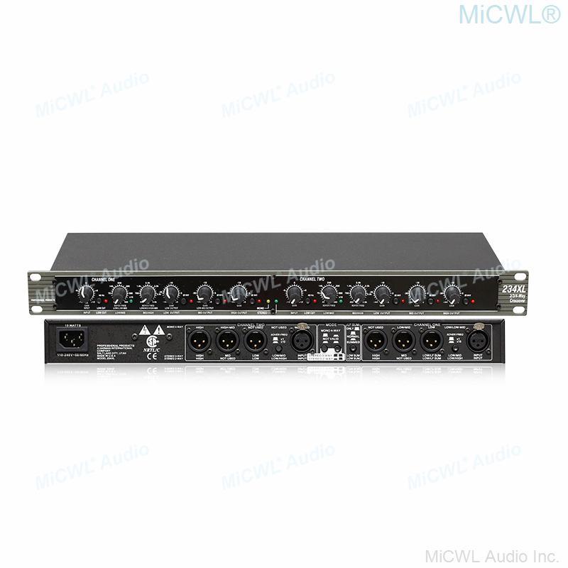 Professional 3 Channel Frequency Divider 2 Way Counter-Down Bass Stereo Digital Signal Processor - MiCWL Audio Inc