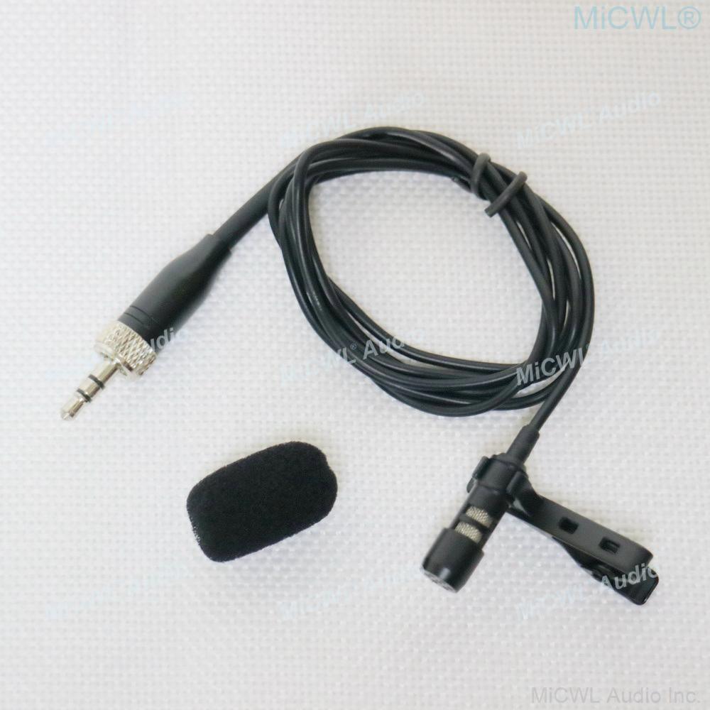 Hot Sell Tie Clip On Lavalier Microphone for Sennheiser Wireless Cardioid Microphones Core System 3.5mm Lock Free Shipping - MiCWL Audio Inc