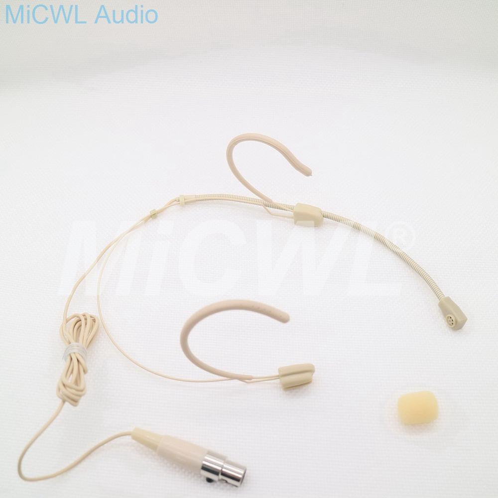 New generation Uni-directional Flexible Headset Microphone for Shure ULX SLX PGX UT QLX GLX UR24D Wireless System - MiCWL Audio Inc