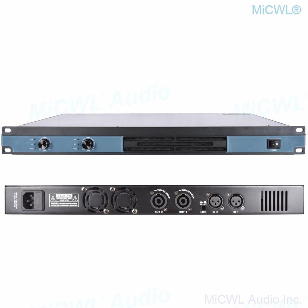 MiCWL Audio 2 4 Channel 5200W Digital Power Amplifier Karaoke Stage Studio Audio Microphones Speaker AMP Amplifier New Design - MiCWL Audio Inc