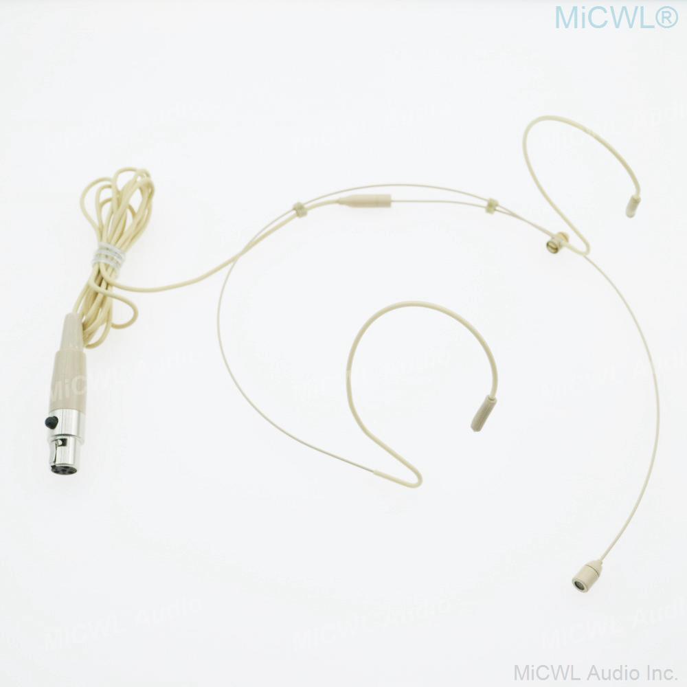 Omnidirectional Wireless Headset Microphone for Sennheiser Shure Audio-Technica AKG MiPro 3.5mm Jack Stage Performance Condenser - MiCWL Audio Inc