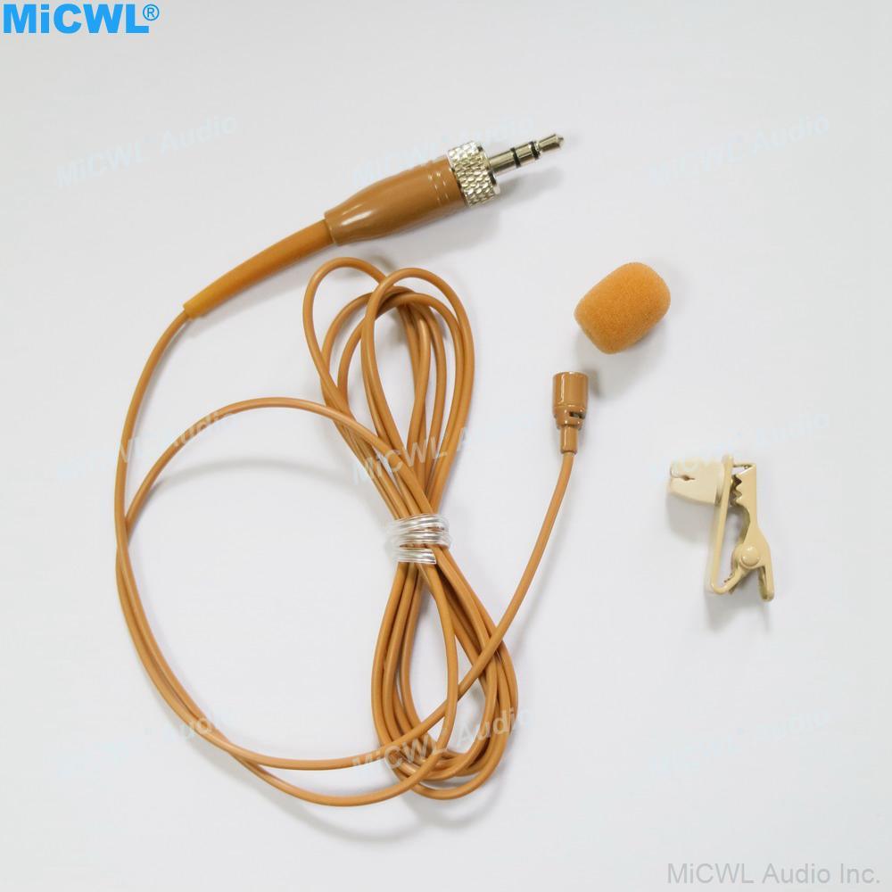 Skin Brown Color Tie Clip Perfect Replacement For The Original Sennheiser Lavalier Microphone G1 G2 G3 G4 Wireless - MiCWL Audio Inc