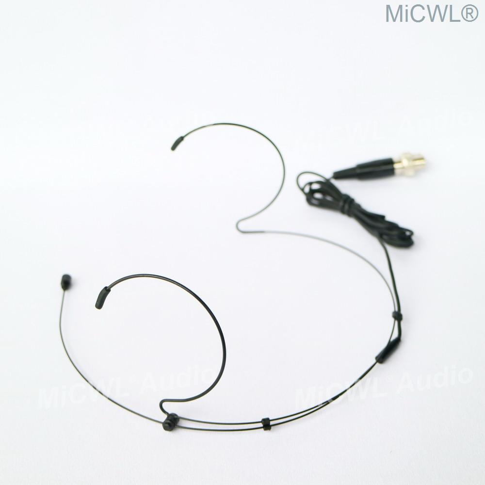 Professional Omnidirectional Headset Microphone For MiPRO Music Wireless Mics System mini 4Pin Lock - MiCWL Audio Inc