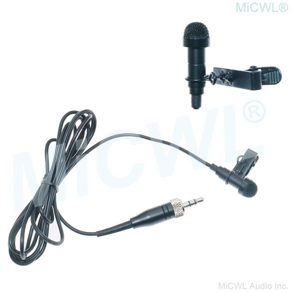 Professional ME2 Clip-On Lavalier Microphone For Sennheiser XSW AVX EW500 EW100 G3 G4 Audio Video Sound System Metal Wind Shield - MiCWL Audio Inc